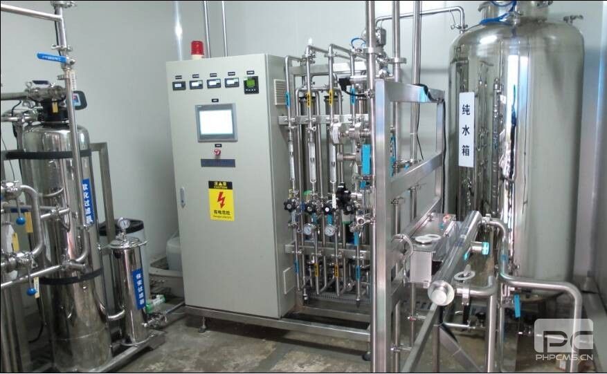 GMP0.25吨/小时纯化水制备系统